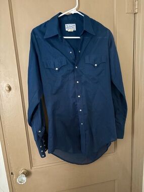 Vintage mens pearl snap